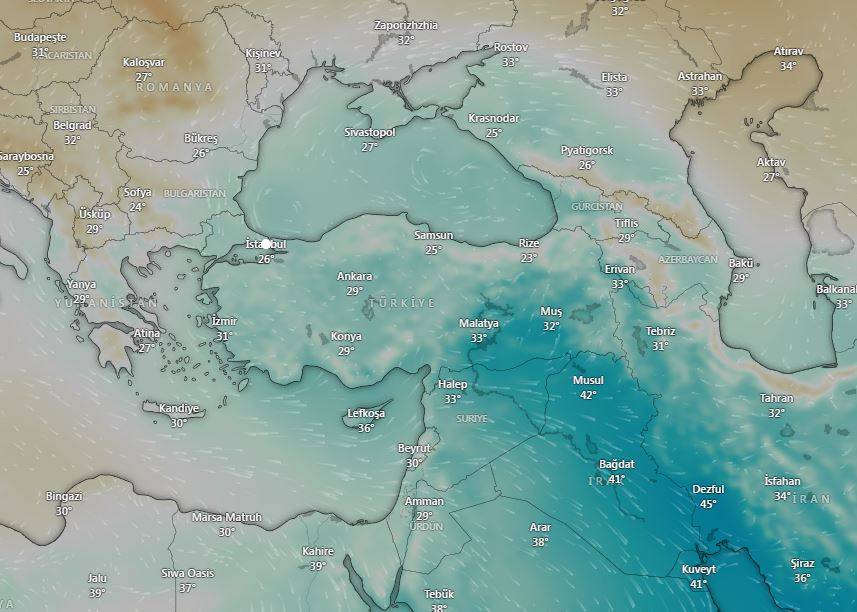 Meteoroloji'den Kastamonu, Çorum ve Çankırı'nın kuzeyi için sağanak uyarısı 6